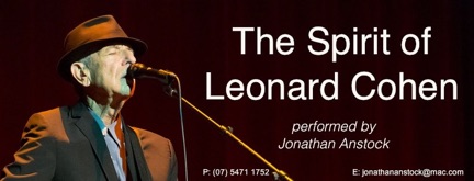 Jonathan Anstock Spirit of Leonard Cohen